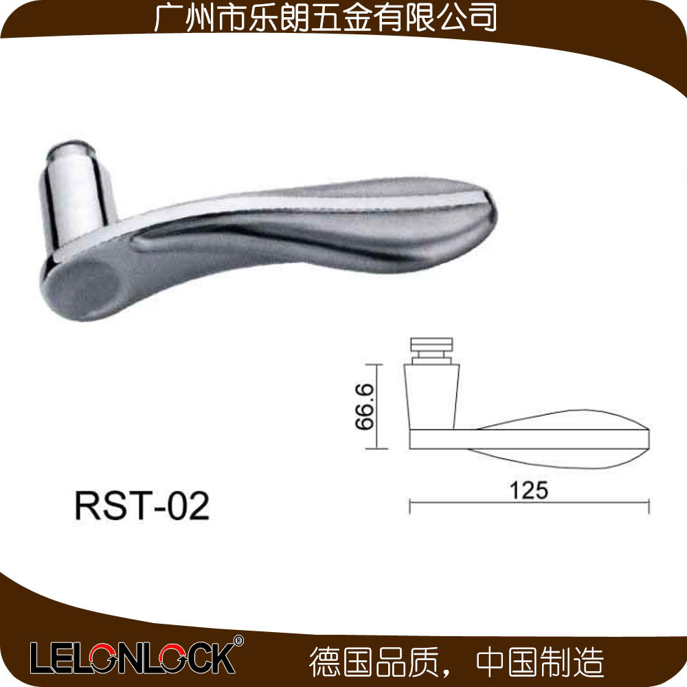 樂(lè)朗五金RST-02 歐式門鎖具不銹鋼沖壓把手