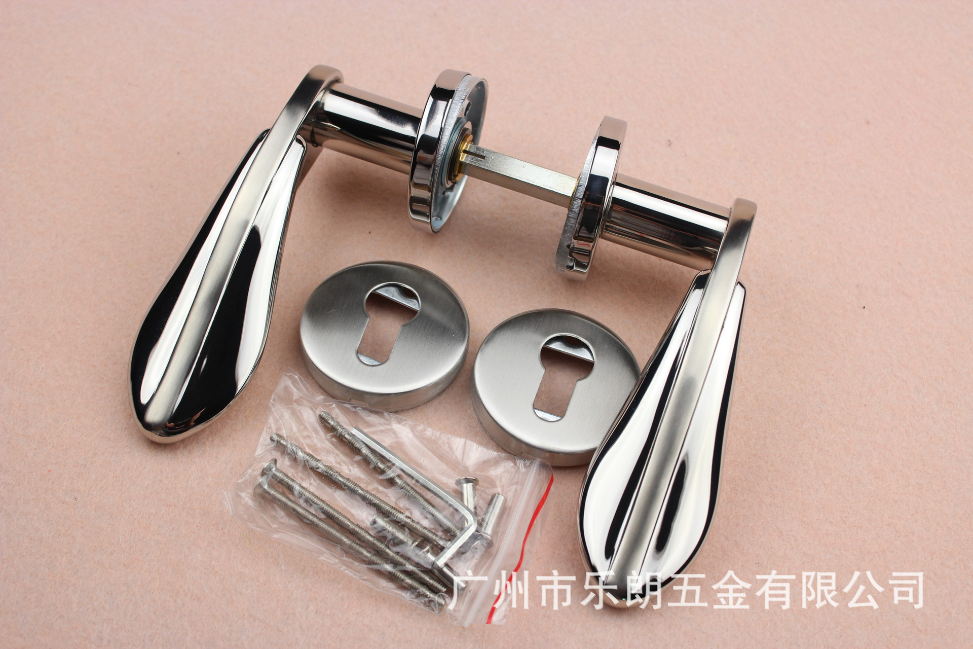 樂(lè)朗五金RST-02 歐式門鎖具不銹鋼沖壓把手